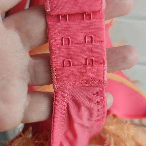 LINGaDORE Bra Lace  Calypso Coral Band size 32 D - Picture 7 of 10